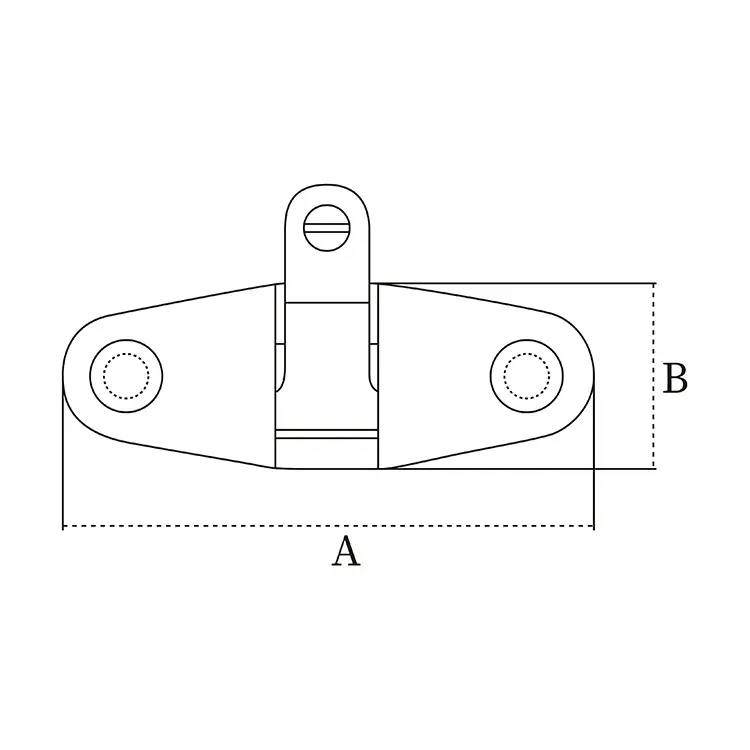316 Stainless Steel Marine Split Bollard With Pin